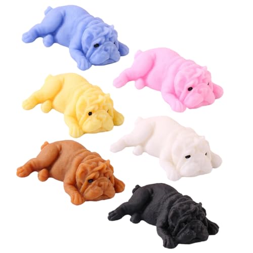 Toddmomy 6 Stück Teiliges Hundestressspielzeug Dehnbares Robustes Knautschspielzeug in Niedlichen Welpenformen Tragbares Anti Stress für Büro Fingerübungs Entspannungshelfer Toddmomy 6 Stück Teiliges Hundestressspielzeug Dehnbares Robustes Knautschspielzeug in Niedlichen Welpenformen Tragbares Anti Stress für Büro Fingerübungs Entspannungshelfer von Toddmomy