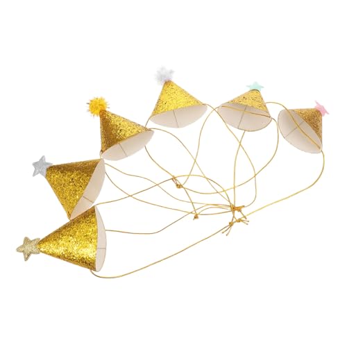 Toddmomy 6 Stück Teiliges Kindergeburtstags party Glitzernden Kronenhüten und Sternenball Verstellbare Leichte Geburtstagsmützen für Junge Mädchen und Funkelnde Kopfbedeckung für Erste Toddmomy 6 Stück Teiliges Kindergeburtstags party Glitzernden Kronenhüten und Sternenball Verstellbare Leichte Geburtstagsmützen für Junge Mädchen und Funkelnde Kopfbedeckung für Erste von Toddmomy