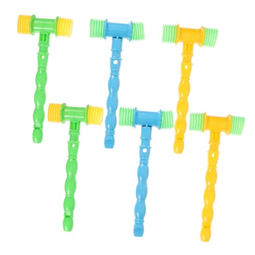 Toddmomy 6 Stück Teiliges Kleinkinder Pädagogisches Klopfspielzeug mit Angenehmem Griff Fördert Greif Hörfähigkeiten Gemischt für Junge Mädchen Sensorische Entwicklung Zufällige Farbe von Toddmomy