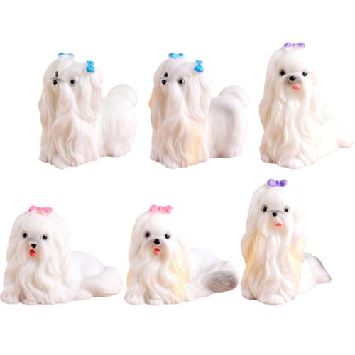 Toddmomy 6 Stück Teiliges Mini Hund Figuren aus Resin Realistische Cartoon Welpen Dekoration für Schlafzimmer Wohnzimmer und Niedliche Haustierornamente für Kreative Bastelprojekte Toddmomy 6 Stück Teiliges Mini Hund Figuren aus Resin Realistische Cartoon Welpen Dekoration für Schlafzimmer Wohnzimmer und Niedliche Haustierornamente für Kreative Bastelprojekte von Toddmomy