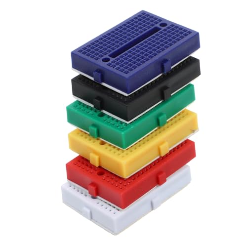 Toddmomy 6 Stück Teiliges Mini Lötfreies Breadboard Farbig Kleine Steckplatinen für Wissenschaftliche Experimente Langlebig Stabil für Schaltungsaufbau und Prototypenentwicklung Toddmomy 6 Stück Teiliges Mini Lötfreies Breadboard Farbig Kleine Steckplatinen für Wissenschaftliche Experimente Langlebig Stabil für Schaltungsaufbau und Prototypenentwicklung von Toddmomy