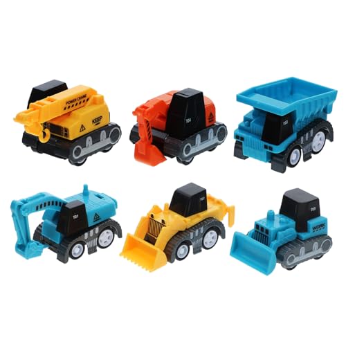 Toddmomy 6 Stück Teiliges Mini Pull Back Baustellenfahrzeug Stabile Metallspielzeuge mit Reibungsantrieb Kompakte Kinderfahrzeuge für Jungen und Mädchen für Drinnen und Draußen Toddmomy 6 Stück Teiliges Mini Pull Back Baustellenfahrzeug Stabile Metallspielzeuge mit Reibungsantrieb Kompakte Kinderfahrzeuge für Jungen und Mädchen für Drinnen und Draußen von Toddmomy