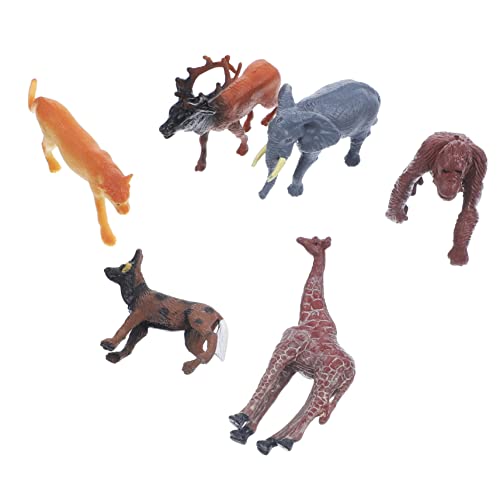 Toddmomy 6 Stück Teiliges Mini Wildtier Figuren aus Resin Realistische Afrikanische Wildtiere Stabile Kleine Tierfiguren für Schreibtisch Dekoration und Lernspielzeug Toddmomy 6 Stück Teiliges Mini Wildtier Figuren aus Resin Realistische Afrikanische Wildtiere Stabile Kleine Tierfiguren für Schreibtisch Dekoration und Lernspielzeug von Toddmomy