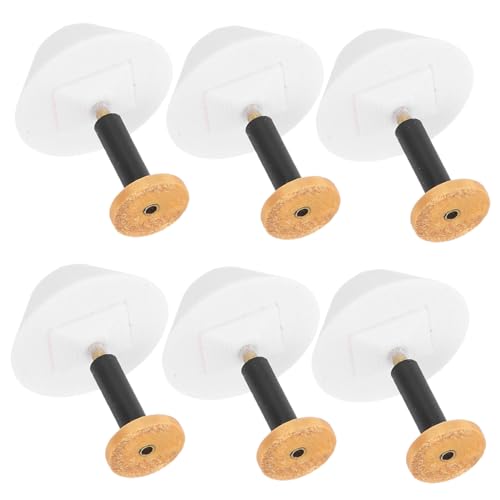 Toddmomy 6 Stück Teiliges Miniatur Tischlampen Kunststoff Realistische Mini Nachttischlampen für Puppenhaus Leichtes Design für DIY Mikro-landschaftsdekoration und Puppenmöbel von Toddmomy