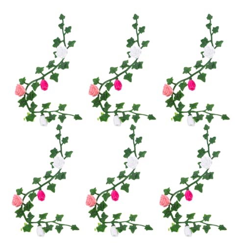 Toddmomy 6 Stück Teiliges Miniatur-blumenranken Künstliche Rosenranken Leichte Mini-Dekoration für Puppenhaus Mini-gartenszene Feengarten und Mikro-landschaftsdekor Toddmomy 6 Stück Teiliges Miniatur-blumenranken Künstliche Rosenranken Leichte Mini-Dekoration für Puppenhaus Mini-gartenszene Feengarten und Mikro-landschaftsdekor von Toddmomy
