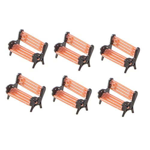 Toddmomy 6 Stück Teiliges Miniatur für Puppenhausdekoration Realistisch Gestaltete Kleine Gartenbänke Leichtes Bruchfestes Modell Geeignet als Fotorequisite und Sandkastenzubehör Toddmomy 6 Stück Teiliges Miniatur für Puppenhausdekoration Realistisch Gestaltete Kleine Gartenbänke Leichtes Bruchfestes Modell Geeignet als Fotorequisite und Sandkastenzubehör von Toddmomy