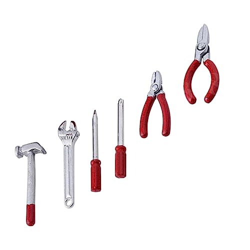 Toddmomy 6 Stück Teiliges Miniaturwerkzeug Puppenhaus Zubehör Rot Verschleißfest Dekorative Puppen Realistische Miniaturen für Miniaturliebhaber Toddmomy 6 Stück Teiliges Miniaturwerkzeug Puppenhaus Zubehör Rot Verschleißfest Dekorative Puppen Realistische Miniaturen für Miniaturliebhaber von Toddmomy