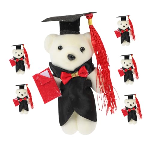 Toddmomy 6 Stück Teiliges Plüschtier Doktorbär Abschlussfeier Dekoration Weiche Kuscheltier Doll als Abschlussgeschenk und Party Ornament für College und High School Toddmomy 6 Stück Teiliges Plüschtier Doktorbär Abschlussfeier Dekoration Weiche Kuscheltier Doll als Abschlussgeschenk und Party Ornament für College und High School von Toddmomy