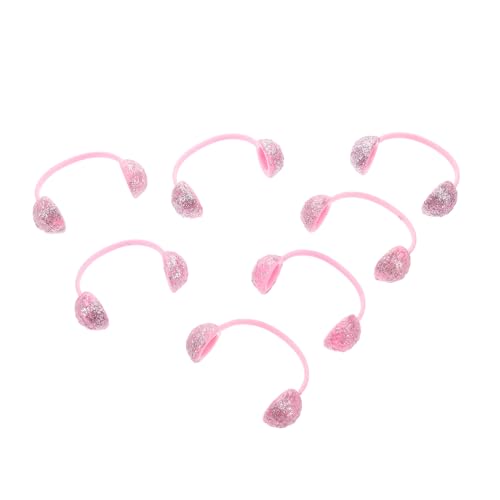 Toddmomy 6 Stück Teiliges Puppen Ohrenschützer Handmade Mini Haaraccessoires für Mädchen DIY Puppen Styling Zubehör für Puppenhaus von Toddmomy