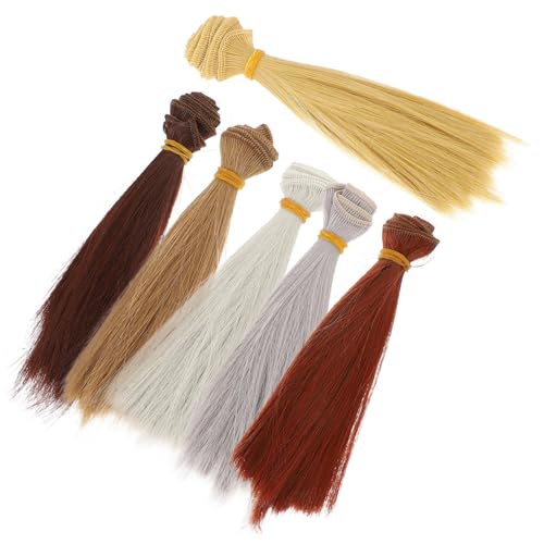 Toddmomy 6 Stück Teiliges Puppen haarperücken aus Hitzebeständigem Langem Glattem Kunsthaar Realistische DIY Ersatz perücken für Puppen Vielseitig Stylbar Lebensecht und Langlebig Toddmomy 6 Stück Teiliges Puppen haarperücken aus Hitzebeständigem Langem Glattem Kunsthaar Realistische DIY Ersatz perücken für Puppen Vielseitig Stylbar Lebensecht und Langlebig von Toddmomy