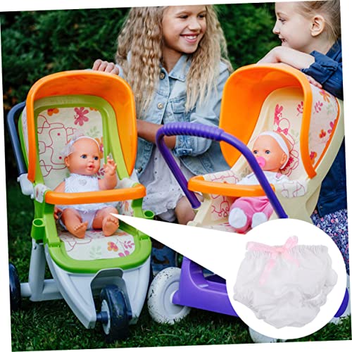 Toddmomy 6 Stück Teiliges Puppenunterwäsche Kleine Weiche Puppenunterhosen für Spielzeugpuppen DIY Puppenkostüm Zubehör für Kreative Rollenspiele und Puppenpflege von Toddmomy