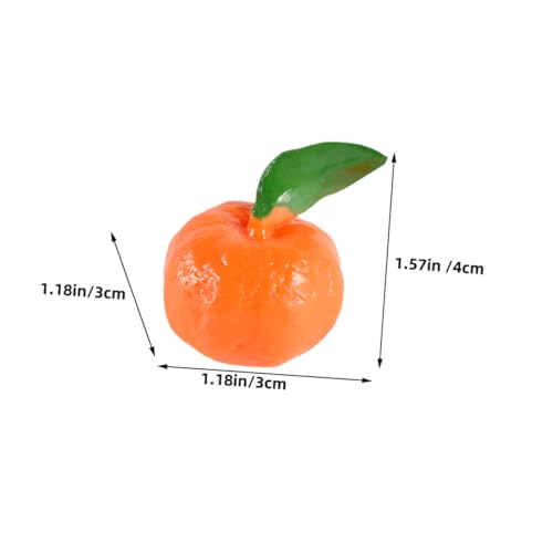 Toddmomy 6 Stück Teiliges Realistische Künstliche Orangen aus PVC Dekorative Obstmodelle für Zuhause Fotorequisiten und Tischdekoration Lebensechte Fruchtspielzeuge für Küche Bar und von Toddmomy
