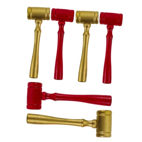 Toddmomy 6 Stück Teiliges Richterhammer aus Holz mit Lautem Klang Leichtes Komfortables Griff Design Vielseitig für Auktionen Lernspiele und Geschenkideen für Mädchen Toddmomy 6 Stück Teiliges Richterhammer aus Holz mit Lautem Klang Leichtes Komfortables Griff Design Vielseitig für Auktionen Lernspiele und Geschenkideen für Mädchen von Toddmomy