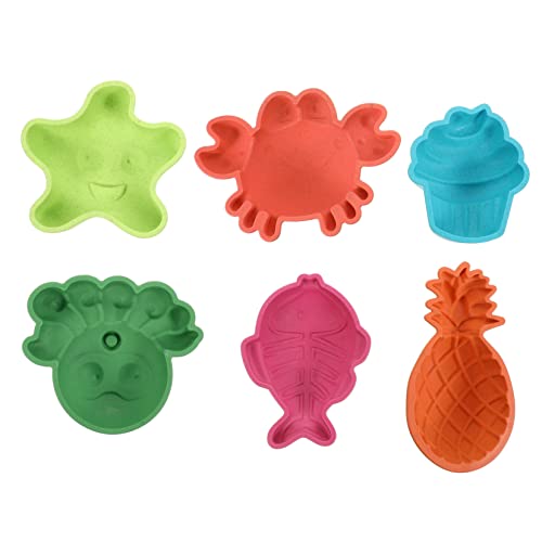 Toddmomy 6 Stück Teiliges Sandspielzeug Set Sandformen für Strand Fördert Kreativität Motorik und Soziale Fähigkeiten Leicht und Tragbar für Unvergessliche Strandtage Toddmomy 6 Stück Teiliges Sandspielzeug Set Sandformen für Strand Fördert Kreativität Motorik und Soziale Fähigkeiten Leicht und Tragbar für Unvergessliche Strandtage von Toddmomy