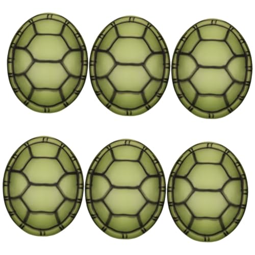 Toddmomy 6 Stück Teiliges Schildkrötenpanzer Kostüm aus Eva Kinderfreundlich Leichtes Cosplay Accessoire für Halloween Karneval und Bühnenauftritte Bunter Bänder für von Toddmomy