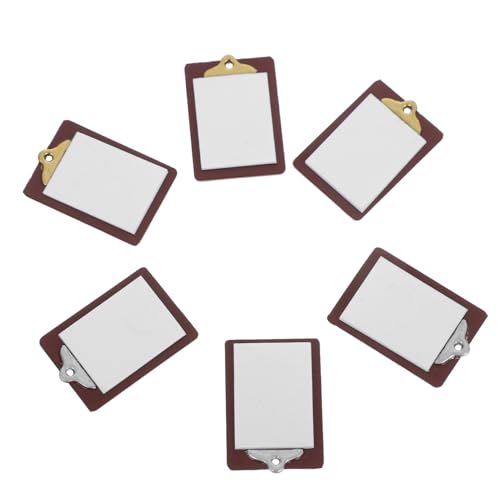 Toddmomy 6 Stück Teiliges Schreibbrett für Puppenhaus Realistische Papier Clipboards in Gold und Silber Detailreiche Miniatur Schulzubehör für DIY Leicht und Kreativ für Modellbau Toddmomy 6 Stück Teiliges Schreibbrett für Puppenhaus Realistische Papier Clipboards in Gold und Silber Detailreiche Miniatur Schulzubehör für DIY Leicht und Kreativ für Modellbau von Toddmomy
