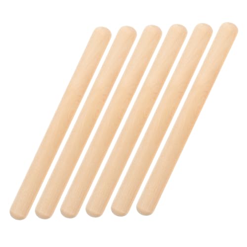 Toddmomy 6 Stück Teiliges Set Holz Rhythmusstöcke für Musikinstrumente für Unterricht Frühkindliche Musikspielzeuge aus Ahorn Pädagogische Percussion Tools für Rhythmusübungen Toddmomy 6 Stück Teiliges Set Holz Rhythmusstöcke für Musikinstrumente für Unterricht Frühkindliche Musikspielzeuge aus Ahorn Pädagogische Percussion Tools für Rhythmusübungen von Toddmomy