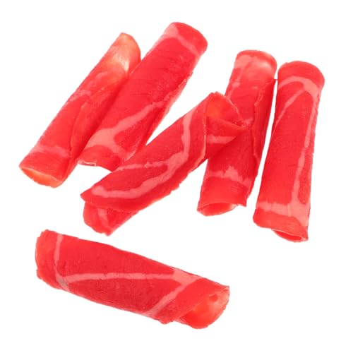 Toddmomy 6 Stück Teiliges Simulierte Rinderrouladen Realistische Fake Meat Rollen für Hotpot Bistro und Sushi-Restaurants Widerstandsfähig Präzise Vielseitige Food-deko Toddmomy 6 Stück Teiliges Simulierte Rinderrouladen Realistische Fake Meat Rollen für Hotpot Bistro und Sushi-Restaurants Widerstandsfähig Präzise Vielseitige Food-deko von Toddmomy