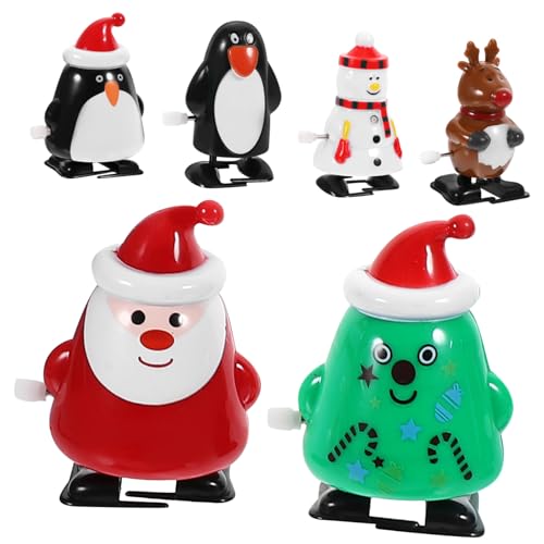 Toddmomy 6 Stück Teiliges Weihnachts Themen Aufziehspielzeug Lustige Cartoonartige Weihnachtsfiguren für Kreative Dekoration für und Feiertagsfeiern Toddmomy 6 Stück Teiliges Weihnachts Themen Aufziehspielzeug Lustige Cartoonartige Weihnachtsfiguren für Kreative Dekoration für und Feiertagsfeiern von Toddmomy