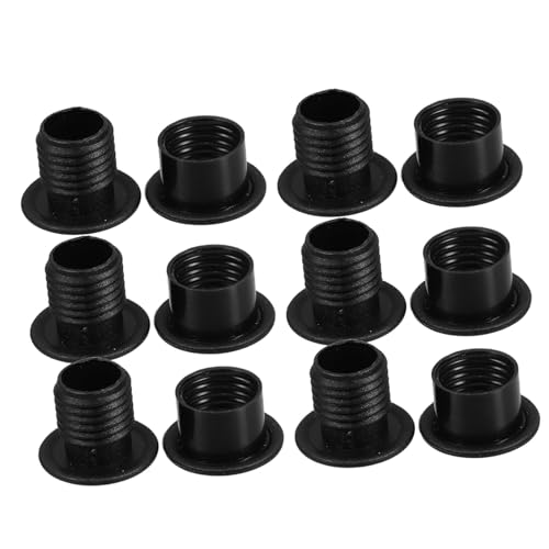 Toddmomy 6 Stück Tischfußballlager Kickertischteile Zubehör für Kickertische Fußball-Tischdekoration Tabletop Fußballspiel PVC Black Toddmomy 6 Stück Tischfußballlager Kickertischteile Zubehör für Kickertische Fußball-Tischdekoration Tabletop Fußballspiel PVC Black von Toddmomy
