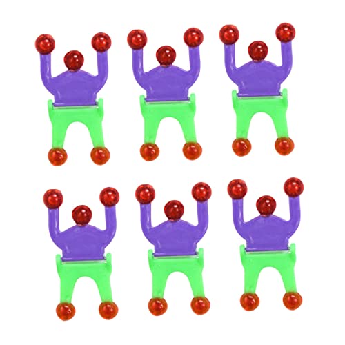Toddmomy 6 Stück Wand-Crawler- klebriges Wandspielzeug Kinderspielzeug weiches Material Zufällige Farbe von Toddmomy