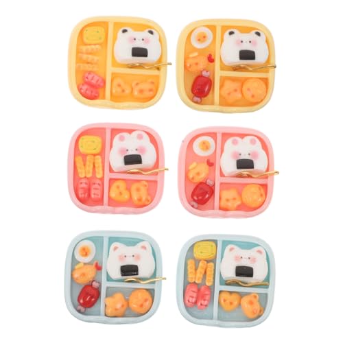 Toddmomy 6 Teiliges Mini Bento Puppenhaus Mikro Szenenverbesserung Niedliche Display Lebensmittelmodelle – Miniatur Japanische Lebensmittel Ornamente Toddmomy 6 Teiliges Mini Bento Puppenhaus Mikro Szenenverbesserung Niedliche Display Lebensmittelmodelle – Miniatur Japanische Lebensmittel Ornamente von Toddmomy