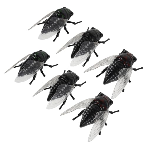Toddmomy 6 Teiliges Zikaden Ornament Zikaden Statue Dekoration Tier Schreibtisch Statue Garten Skulptur Figur Für Den Hof von Toddmomy