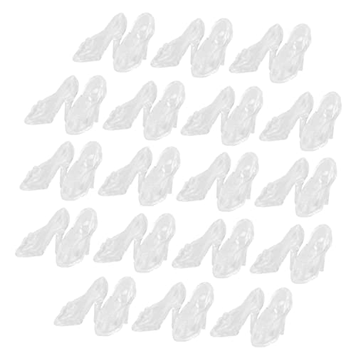 Toddmomy 60 Paare Mini Kristall High Heels Puppenschuhe Transparent Miniatur Stöckelschuhe Puppenzubehör Für Kreatives Zubehör Toddmomy 60 Paare Mini Kristall High Heels Puppenschuhe Transparent Miniatur Stöckelschuhe Puppenzubehör Für Kreatives Zubehör von Toddmomy