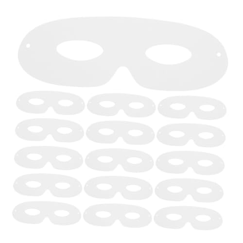 Toddmomy 60 Sätze Teiliges DIY Weiße Unbemalte Papiermasken mit Elastischen Bändern Blanke Bastelmasken für Maskenbälle Halloween Cosplay und Partydekoration Traditionelle Kunstbasis für Toddmomy 60 Sätze Teiliges DIY Weiße Unbemalte Papiermasken mit Elastischen Bändern Blanke Bastelmasken für Maskenbälle Halloween Cosplay und Partydekoration Traditionelle Kunstbasis für von Toddmomy