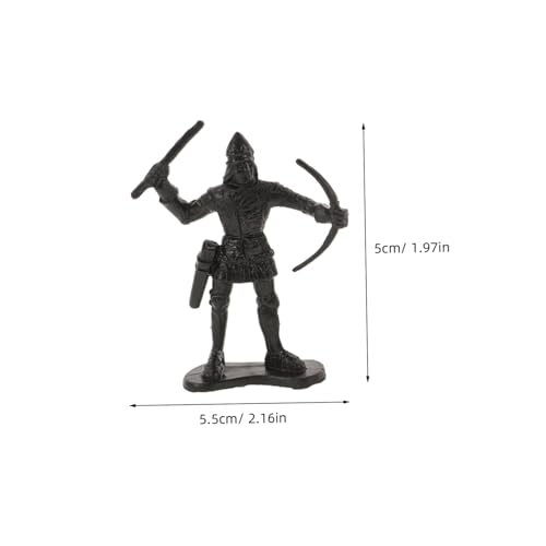 Toddmomy 60 Stück Teiliges Militärsoldaten Set aus Kunststoff mit Mittelalterlichen und Römischen Mini Figuren in Schwarz Silber Detailreiche Miniatur Soldaten für Sammler Langlebige Toddmomy 60 Stück Teiliges Militärsoldaten Set aus Kunststoff mit Mittelalterlichen und Römischen Mini Figuren in Schwarz Silber Detailreiche Miniatur Soldaten für Sammler Langlebige von Toddmomy