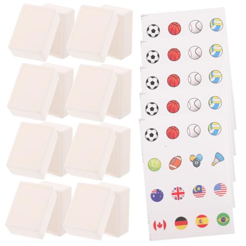 Toddmomy 65 Mahjong-Spiel Spiele rätselspiel Mahjong Stil puzzlespiel Kunststoff Spielset klebefliesen Sea Side Escape-Spiel mit Plättchen Kachel-Push-Spiel Papier von Toddmomy