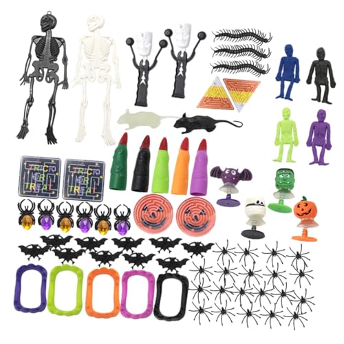 Toddmomy 69 Stück Teiliges Halloween mit Verschleißfesten Spaßfiguren Tragbar Lebensechte Fledermaus Spinne und für Kinderparty Deko und Streichspaß Toddmomy 69 Stück Teiliges Halloween mit Verschleißfesten Spaßfiguren Tragbar Lebensechte Fledermaus Spinne und für Kinderparty Deko und Streichspaß von Toddmomy