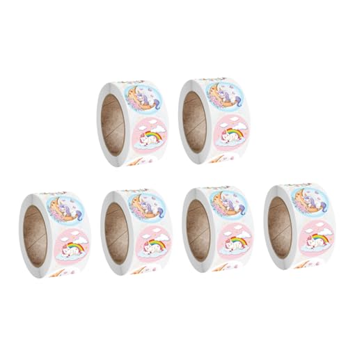Toddmomy 6Rollen Belohnungsaufkleber Tieraufkleber für Selbstklebende Etiketten für Scrapbooking Dekoration Runde Designs für Kreative Projekte Toddmomy 6Rollen Belohnungsaufkleber Tieraufkleber für Selbstklebende Etiketten für Scrapbooking Dekoration Runde Designs für Kreative Projekte von Toddmomy