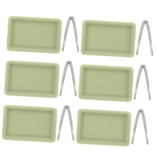 Toddmomy Miniatur Backset 6 Stück für Puppenhaus Küchenzubehör Puppenhaus Bäckerei mit Zangen und Tabletts Kreative Miniatur Küchengeräte für Toddmomy Miniatur Backset 6 Stück für Puppenhaus Küchenzubehör Puppenhaus Bäckerei mit Zangen und Tabletts Kreative Miniatur Küchengeräte für von Toddmomy