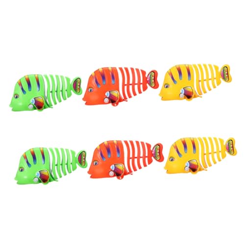 Toddmomy 6Stücke Aufziehspielzeug Fisch Bunter Kunststoff Schwingendes Cartoon für Badewanne und Pool Fördert Feinmotorik und Sensorische Entwicklung und Langlebig Toddmomy 6Stücke Aufziehspielzeug Fisch Bunter Kunststoff Schwingendes Cartoon für Badewanne und Pool Fördert Feinmotorik und Sensorische Entwicklung und Langlebig von Toddmomy
