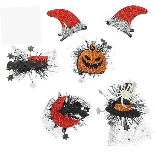 Toddmomy 6Stücke Halloween Haarspangen für Goth Haaraccessoires mit Teufelshörner Spinnen Kürbis und Vampir Motiven Halloween Partys und Cosplay Dekorationen Toddmomy 6Stücke Halloween Haarspangen für Goth Haaraccessoires mit Teufelshörner Spinnen Kürbis und Vampir Motiven Halloween Partys und Cosplay Dekorationen von Toddmomy