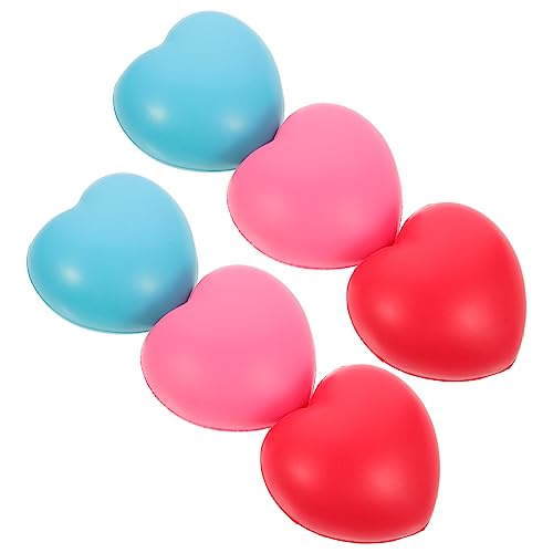 Toddmomy 6Stücke Herz Squeeze PU Dekompressionsspielzeug und Stressreduzierendes Herzspielzeug für Kinderpartys Entspannende Spiele und Emotionale Entlastung Toddmomy 6Stücke Herz Squeeze PU Dekompressionsspielzeug und Stressreduzierendes Herzspielzeug für Kinderpartys Entspannende Spiele und Emotionale Entlastung von Toddmomy