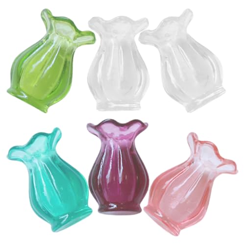 Toddmomy 6 Stück Miniaturvasen für Puppenhaus Kleine Vasen Dekoration Platzsparende Kleiner Blumenvase für Selbstgemacht Miniaturmöbel und Landschaftszubehör Toddmomy 6 Stück Miniaturvasen für Puppenhaus Kleine Vasen Dekoration Platzsparende Kleiner Blumenvase für Selbstgemacht Miniaturmöbel und Landschaftszubehör von Toddmomy