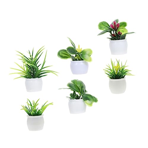 Toddmomy 6Stücke Miniaturpflanzen Dekoration Teiliges Kunststoff Bonsai Figuren für Garten Deko für Micro Landschaften und Kreative Toddmomy 6Stücke Miniaturpflanzen Dekoration Teiliges Kunststoff Bonsai Figuren für Garten Deko für Micro Landschaften und Kreative von Toddmomy