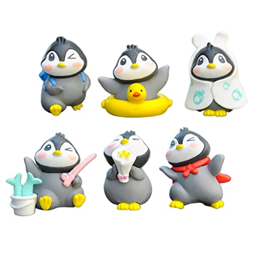 Toddmomy 6Stücke Pinguin Figuren Niedliche Mikrolandschaftsdekoration für Miniaturgärten Puppenhäuser und Tischdekoration für Freunde Toddmomy 6Stücke Pinguin Figuren Niedliche Mikrolandschaftsdekoration für Miniaturgärten Puppenhäuser und Tischdekoration für Freunde von Toddmomy