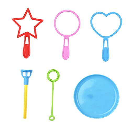 Toddmomy 6stücke Teiliges Seifenblasen Set Für Junge Mädchen Bunte Blasstäbe Aus Sicherem Für Outdoor-Spielzeug Und Party- Ab Jahren Vielseitig Einsetzbar Für Garten Und Feste von Toddmomy