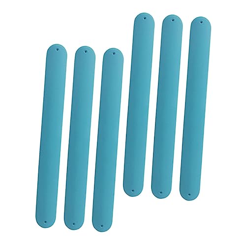 Toddmomy 6Stücke Silikon Slap Armbänder für Handgelenk Armbänder Kreative Party und Bastelbedarf für Geburtstagsfeiern und Spielspaß von Toddmomy