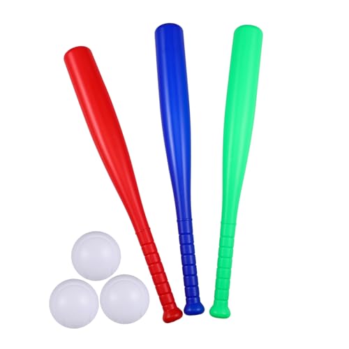 Toddmomy 6Stücke Teiliges Baseball Set Für Outdoor Schlagtechnik Für Kleinkinder Baseballschläger Softbälle von Toddmomy