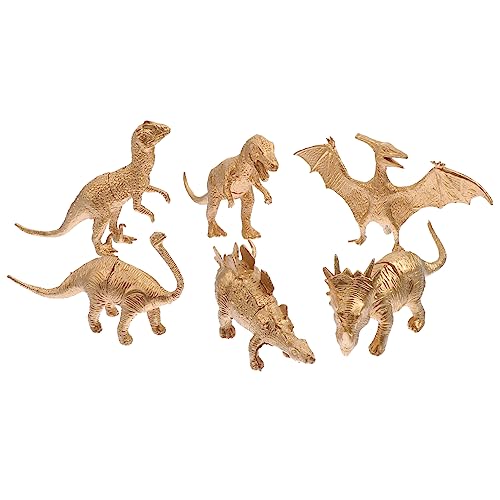 Toddmomy 6 Stücke Realistische Dinosaurier Pädagogisches Spielzeug Lebendige Desktop Verzierungen Für Jungen Und Mädchen Zufällige Stil von Toddmomy