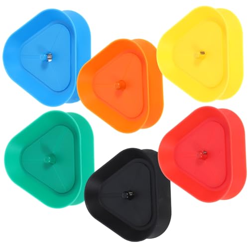 Toddmomy Dreieckiger Spielkartenhalter 6 Stücke für Senioren und Kinder Hände Frei Pokerkartenständer Einfach zu Bedienen Geeignet für Schmale und Breite Karten von Toddmomy