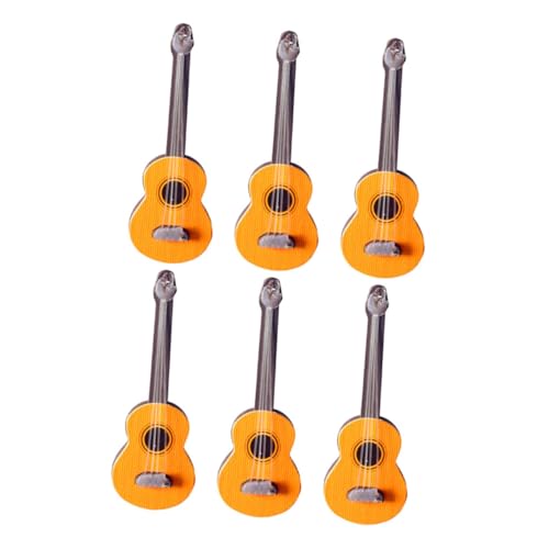 Toddmomy 6stücke Miniatur-gitarrenmodell Teiliges Musikinstrument Deko Für Puppenhaus Klassische Gitarre Hochwertige Handwerkskunst Für Musikliebhaber Und Sammler Toddmomy 6stücke Miniatur-gitarrenmodell Teiliges Musikinstrument Deko Für Puppenhaus Klassische Gitarre Hochwertige Handwerkskunst Für Musikliebhaber Und Sammler von Toddmomy