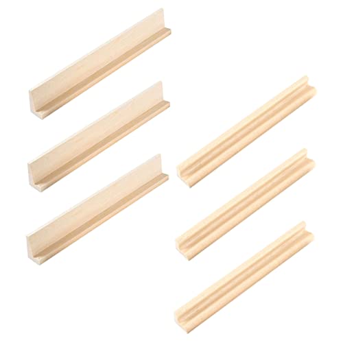 Toddmomy 6Stücke Teiliges Holz Domino Mit Halterungen Für Desktop Multifunktionale Domino Basen Für Kreative Spiele Und Einfache Handhabung Für Familien von Toddmomy
