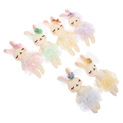 Toddmomy 6Stücke Teiliges Plüschkaninchen Realistische Kaninchenpuppen für Deko und Handwerk Farben Erhältlich Langlebig und Gestaltet Toddmomy 6Stücke Teiliges Plüschkaninchen Realistische Kaninchenpuppen für Deko und Handwerk Farben Erhältlich Langlebig und Gestaltet von Toddmomy