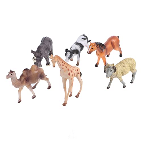 Toddmomy 6Stücke Teiliges Tierfiguren Spielset Realistische Wildtiere Aus Hochwertigem Material Für Dekoration Und Lernspielzeug Für Kreative Spielstunden von Toddmomy
