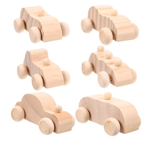 Toddmomy 6Stücke Teiliges Unvollendeter Holzautos zum DIY für Kreativ Fördert Lernen und Kritisches für Zuhause Toddmomy 6Stücke Teiliges Unvollendeter Holzautos zum DIY für Kreativ Fördert Lernen und Kritisches für Zuhause von Toddmomy